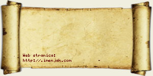 Kristina Radmanović vizit kartica